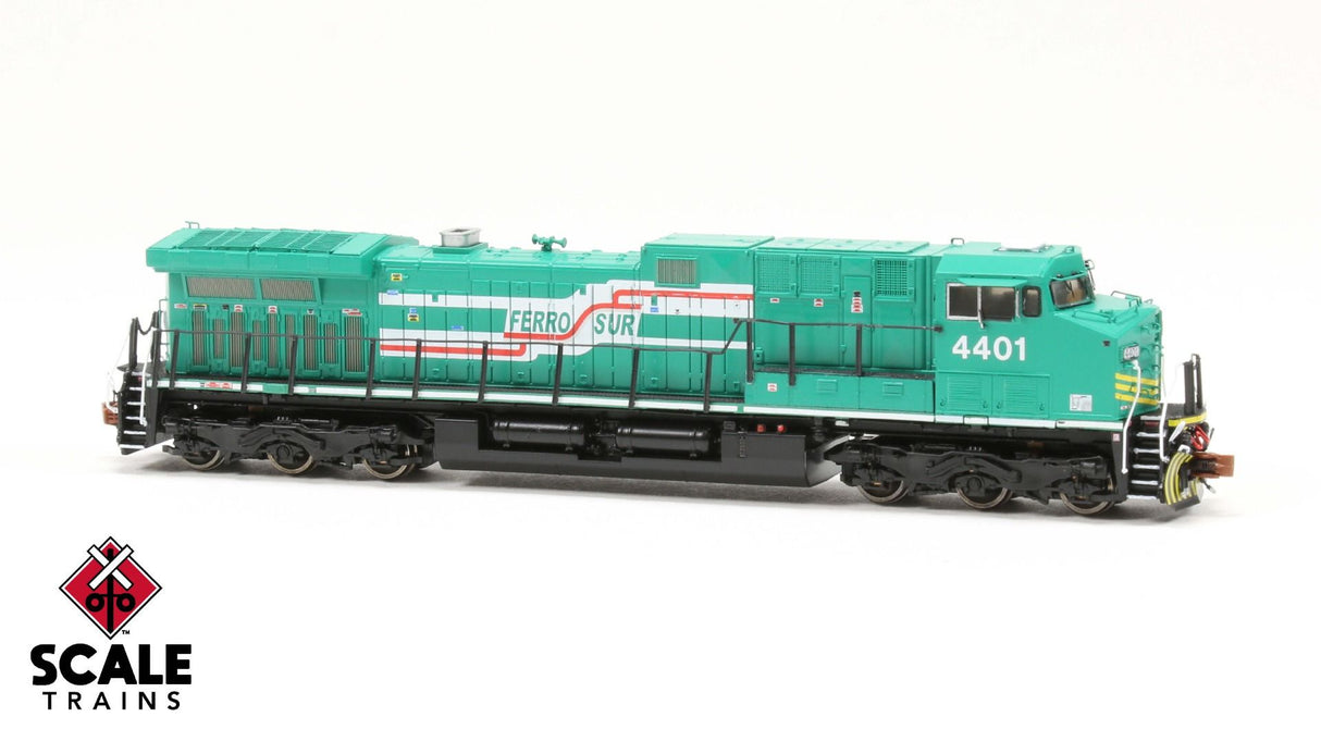 Scaletrains Rivet Counter N Scale GE AC4400CW, Ferrosur / 4401 / DCC & Sound Equipped