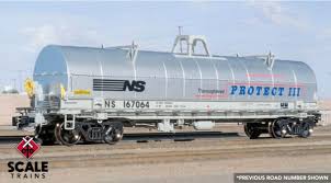 Rivet Counter HO Scale Thrall-Trinity 42 Single-Hood Coil Steel Car, Norfolk Southern/Protect III / 167046 /