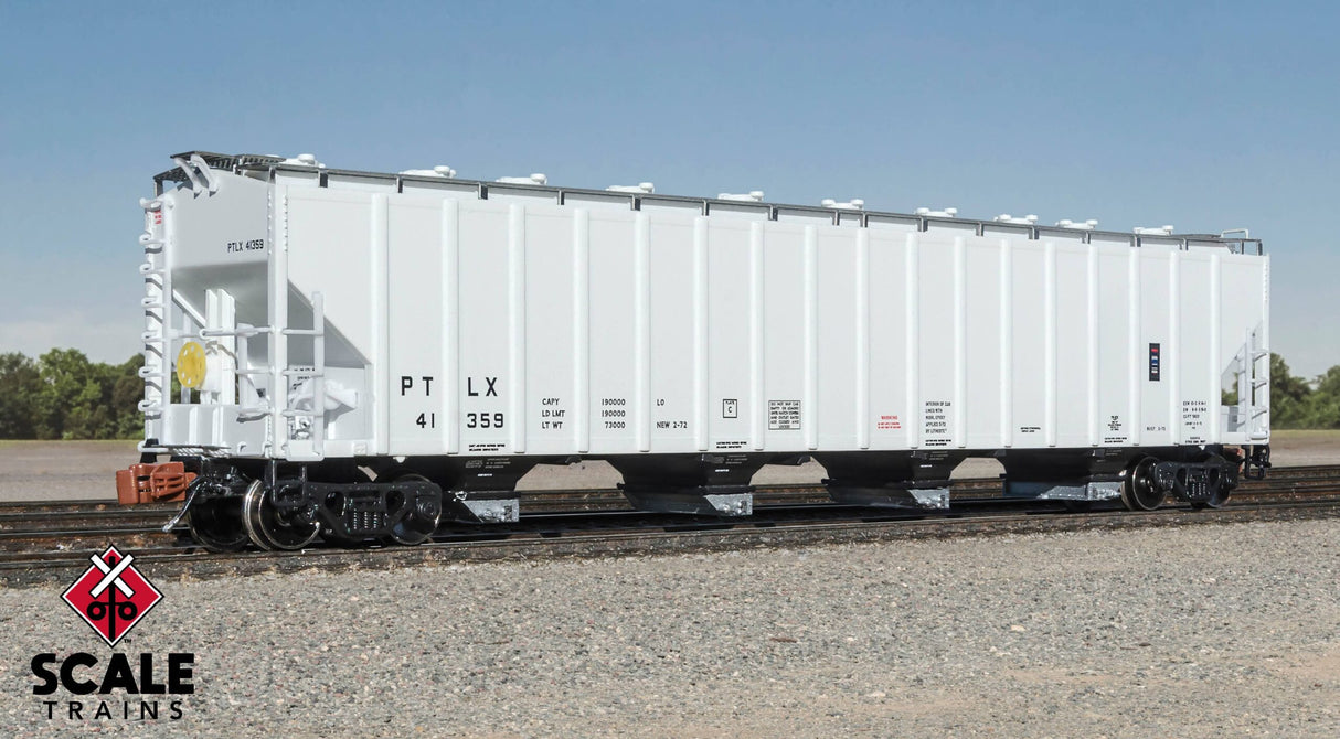 Scaletrains Rivet Counter N Scale Pullman-Standard 5820 Covered Hopper, Pullman Transport Leasing/North Petro/PTLX / 41372 /