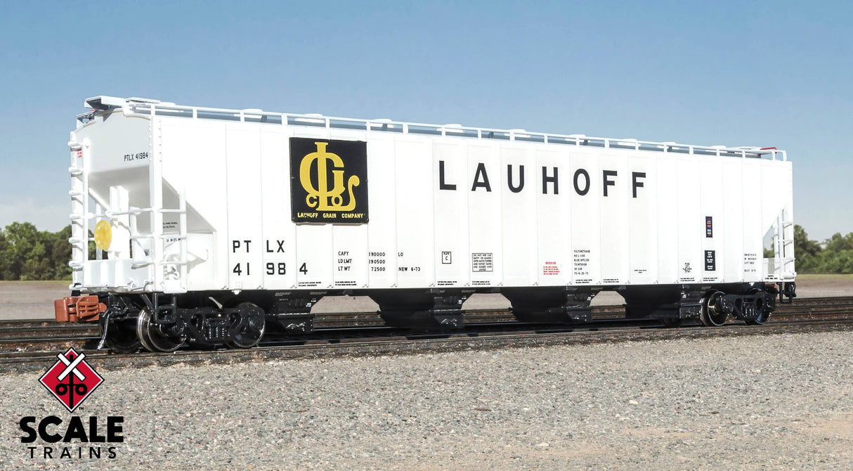 Scaletrains Rivet Counter N Scale Pullman-Standard 5820 Covered Hopper, Pullman Transport Leasing/Lauhoff/PTLX / 41965 /