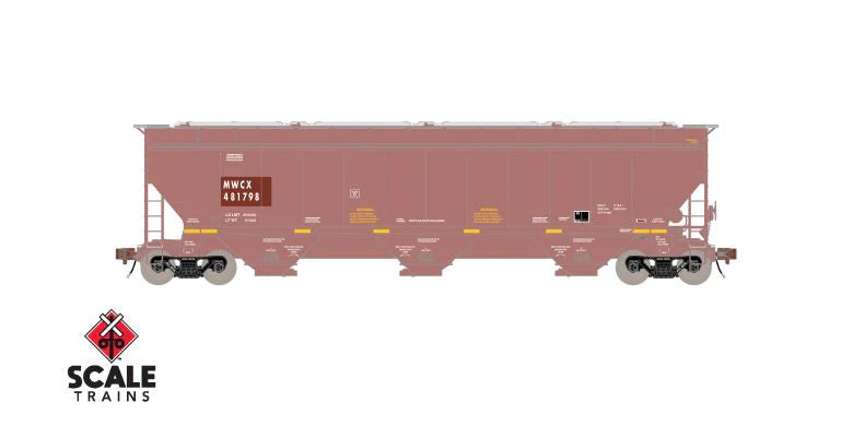 Rivet Counter HO Scale Gunderson 5188 Covered Hopper, MWCX/Patched #481798