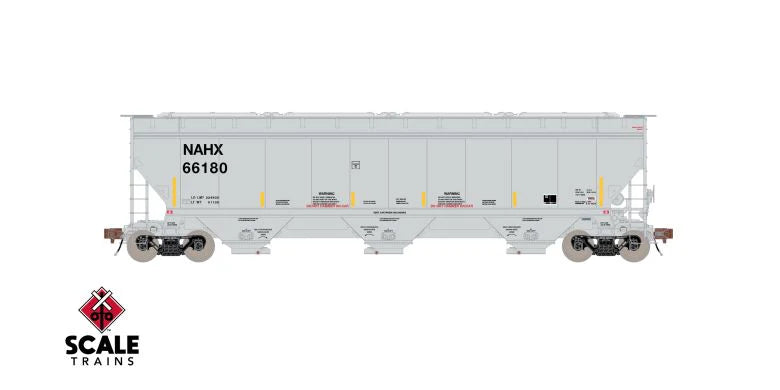 Rivet Counter HypoTypical HO Scale Gunderson 5188 Covered Hopper, NAHX/High Reporting Marks #66180
