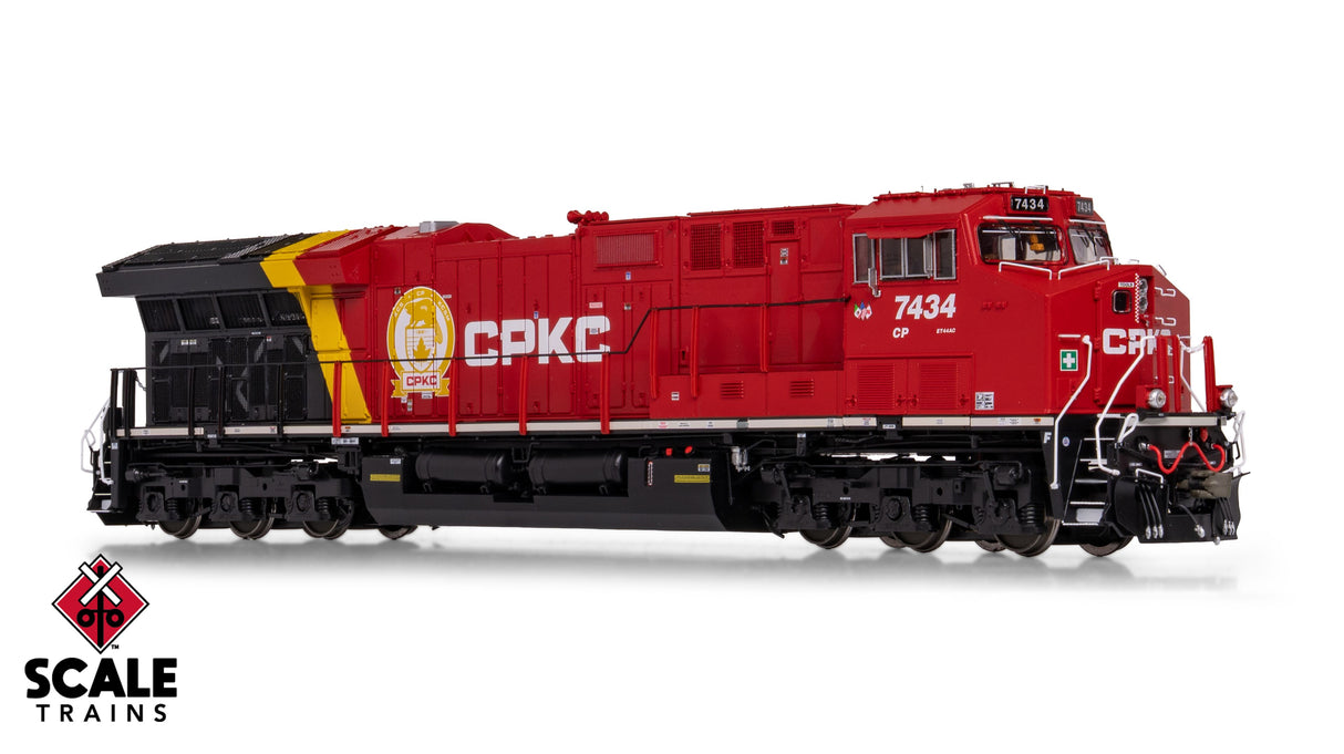 Scaletrains Rivet Counter HO Scale GE ET44AC, Canadian Pacific Kansas City/CPKC/ex-Baffinland / 7436 / DC/DCC Ready