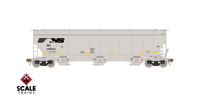 Rivet Counter HypoTypical HO Scale Gunderson 5188 Covered Hopper, Norfolk Southern/Horsehead #298060
