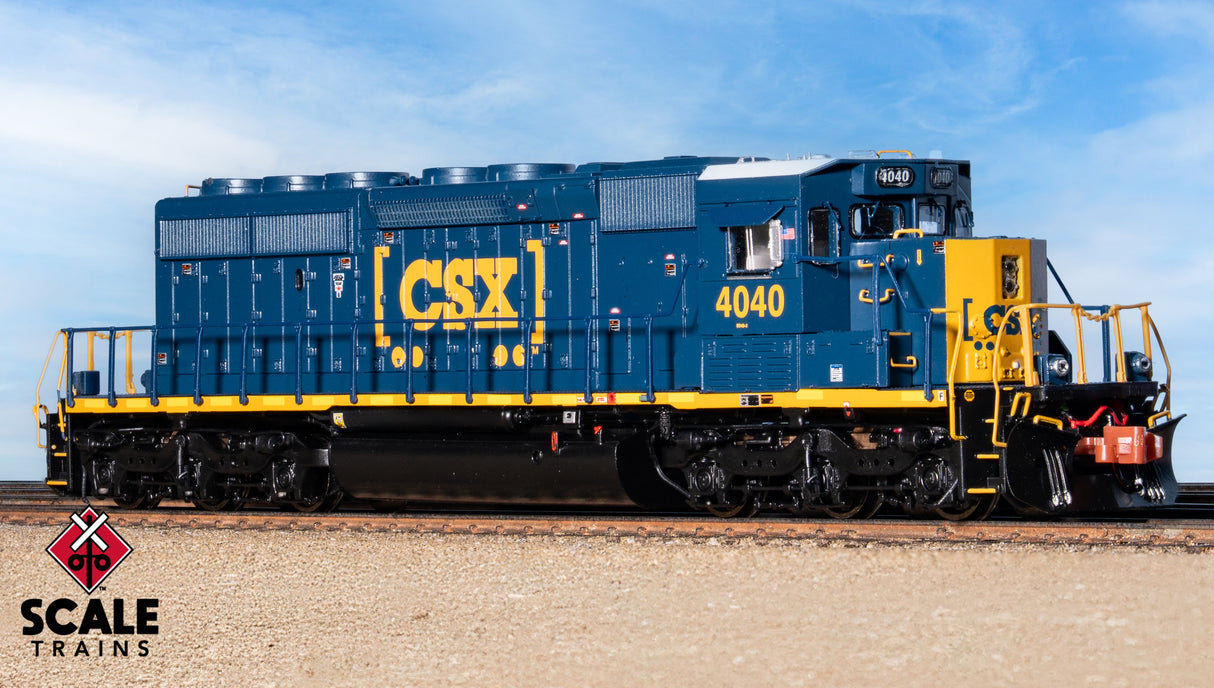 Rivet Counter N Scale EMD SD40-3, CSX/YN3 Boxcar Logo / 4044 / DCC & Sound Equipped