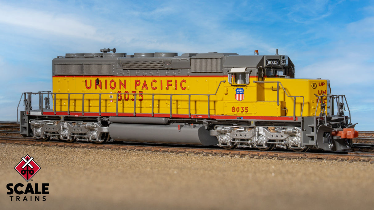 Rivet Counter N Scale EMD SD40-2, Union Pacific/Fast Forty/116" Snoot Nose / 8035 / DCC & Sound Equipped