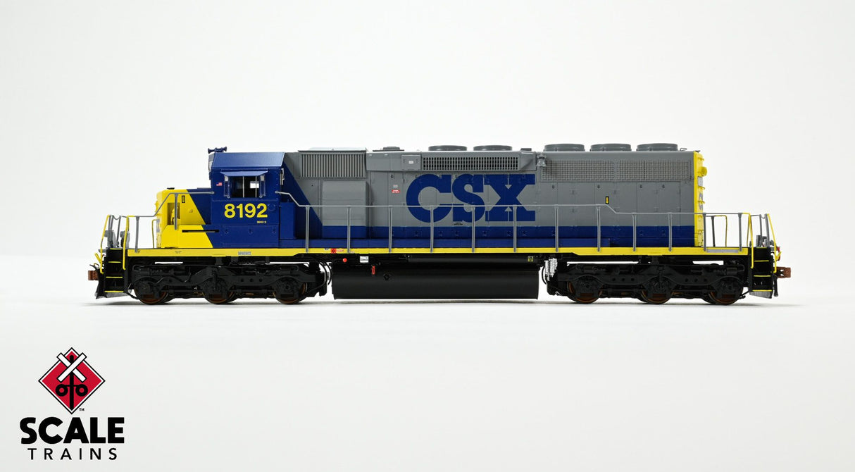 Rivet Counter HO Scale EMD SD40-2, CSX / YN2/Ditch Lights / 8192 / DCC & Sound Equipped