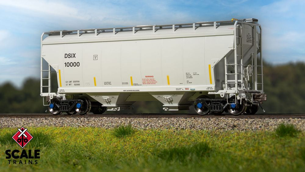 Scaletrains Rivet Counter HO Scale Gunderson 3250 Covered Hopper, Dowell Schlumberger Industrial / DSIX #10033