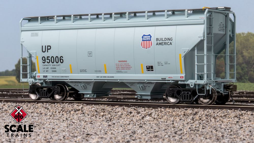 Scaletrains Rivet Counter HO Scale Gunderson 3250 Covered Hopper, Union Pacific / UP #95271