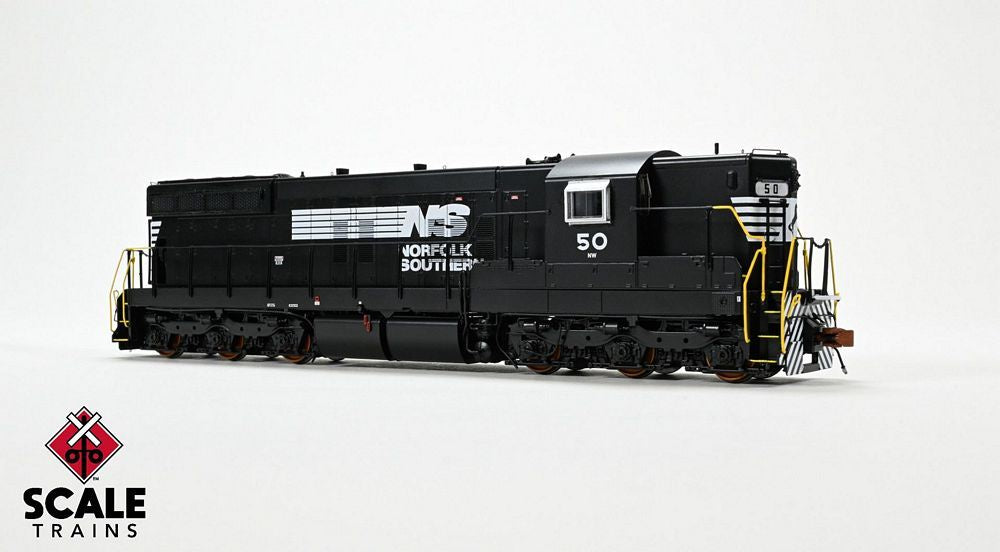Scaletrains Rivet Counter HO Scale EMD SD9M, Norfolk Southern/Thoroughbred / 50 / DCC & Sound Equipped