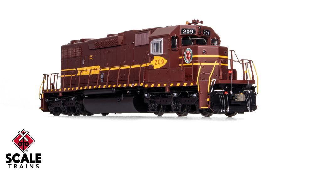Rivet Counter HO Scale EMD SD38-2, Duluth Missabe & Iron Range / DM&IR / Red Lettering / 209 / DCC & Sound Equipped