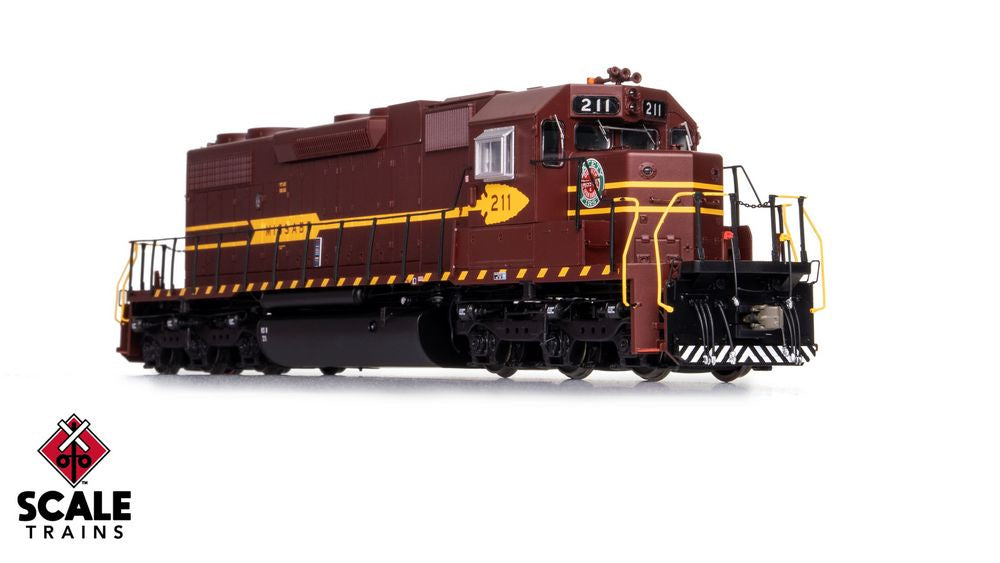 Rivet Counter HO Scale EMD SD38-2, Duluth Missabe & Iron Range / DM&IR / Maroon Lettering / 211 / DCC & Sound Equipped