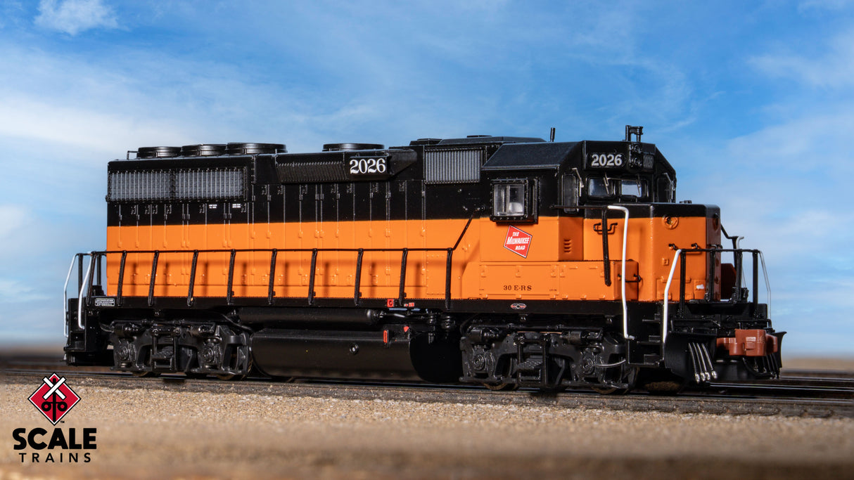 Rivet Counter N Scale EMD GP40 Phase Ia3, Milwaukee Road/1960s-1970s Era / 2029 / DCC & Sound Equipped