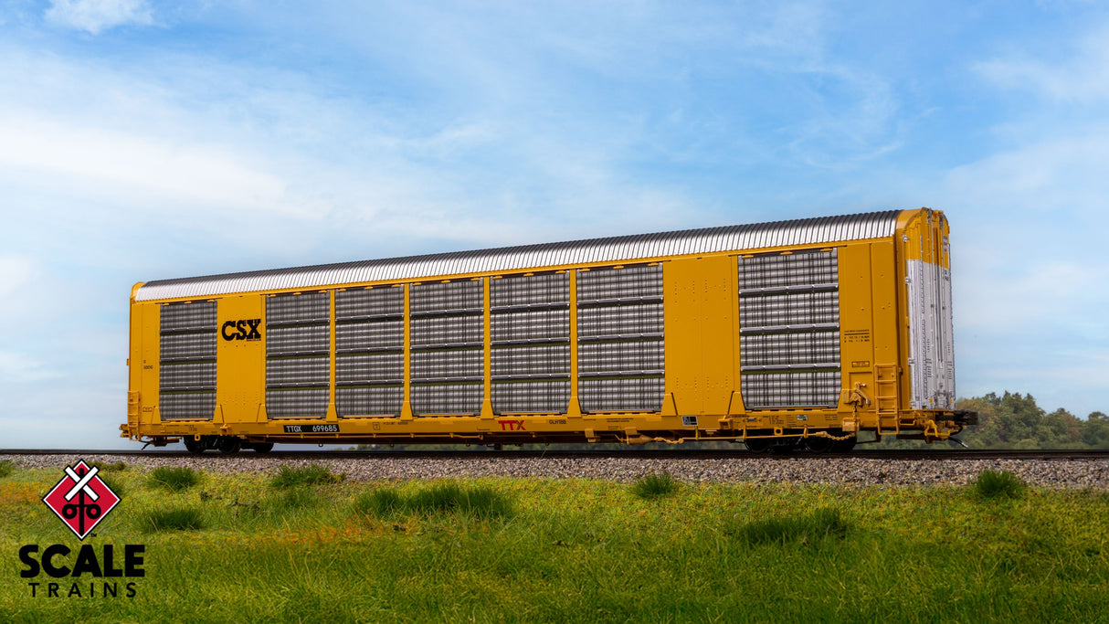 Scaletrains Rivet Counter HO Scale Gunderson Multi-Max Autorack, CSX/CSX.com / 699800 /