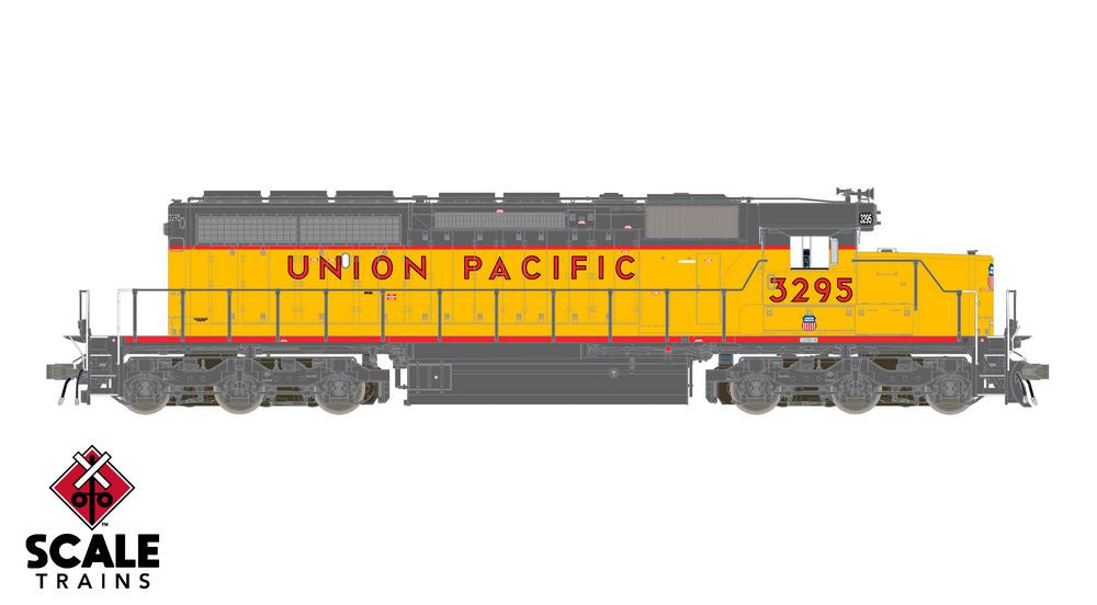Scaletrains Rivet Counter HO Scale EMD SD40-2R, Union Pacific/116" Snoot Nose/Ditch Lights #3295 - DCC & Sound Equipped