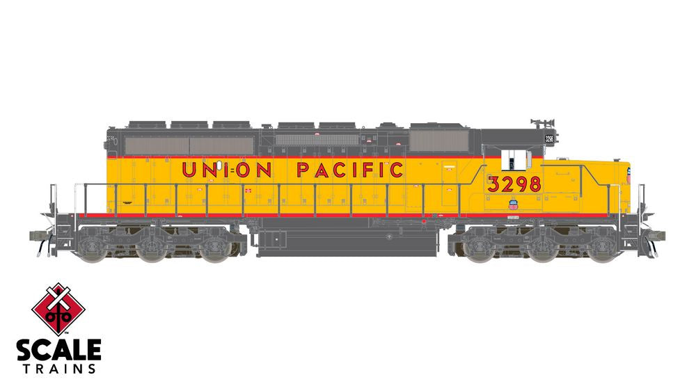 Scaletrains Rivet Counter HO Scale EMD SD40-2R, Union Pacific/116" Snoot Nose/Ditch Lights #3298 - DC/DCC Ready