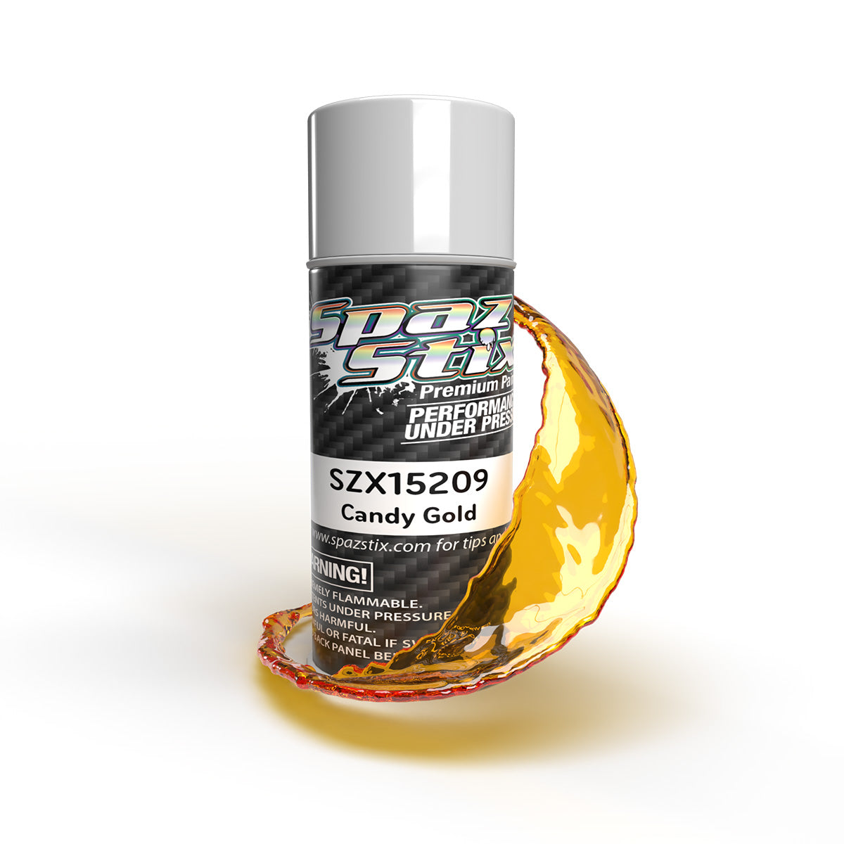 Spaz Stix Candy Gold Aerosol Paint, 3.5oz Can - SZX15209