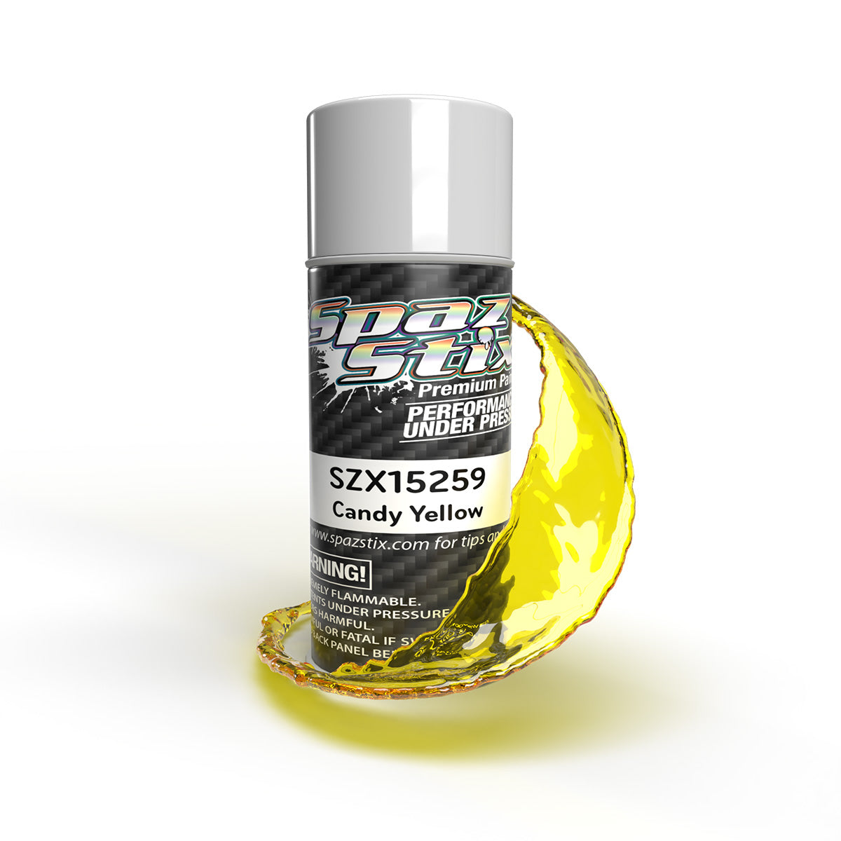 Spaz Stix Candy Yellow Aerosol Paint, 3.5oz Can - SZX15259