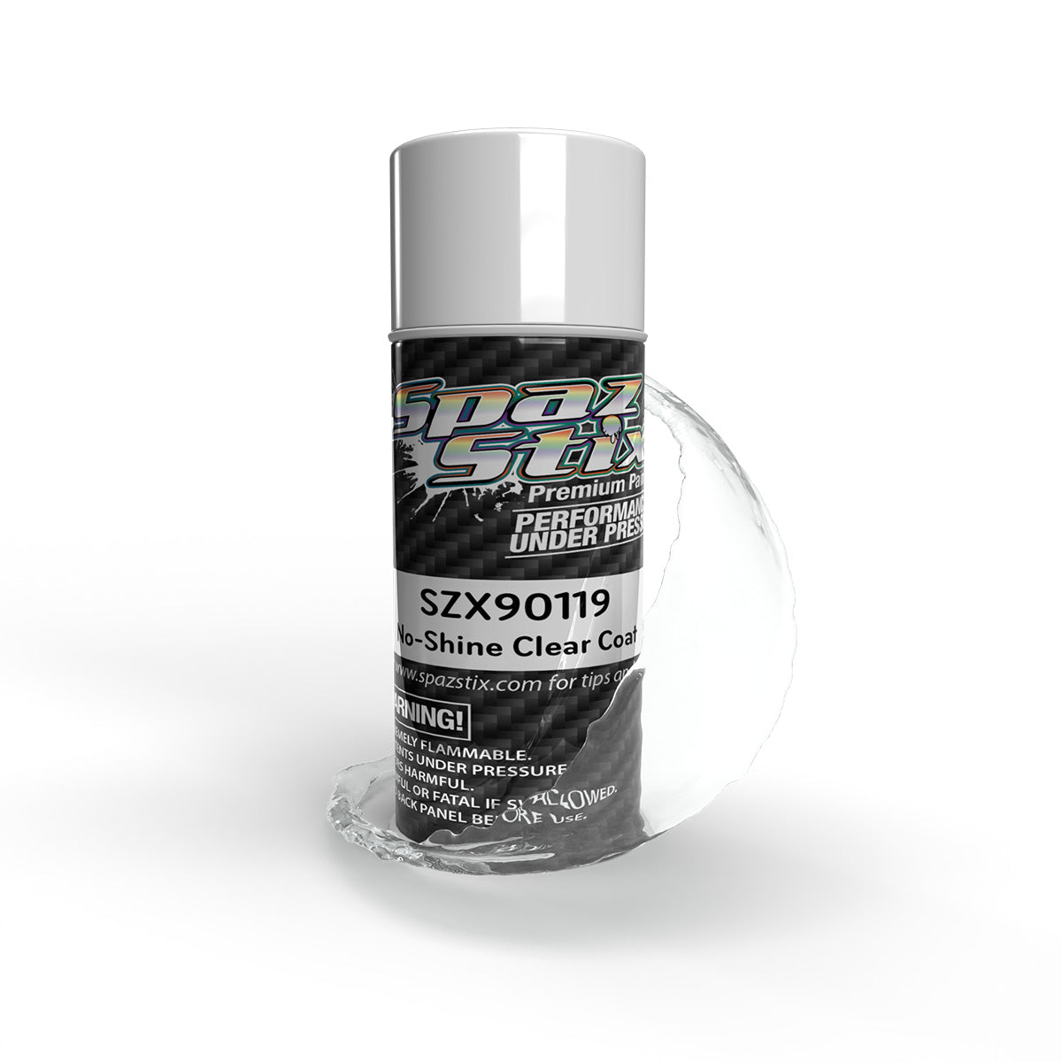 Spaz Stix No-Shine Exterior Matte Finish Clear Coat, 3.5oz Aerosol Can - SZX90119