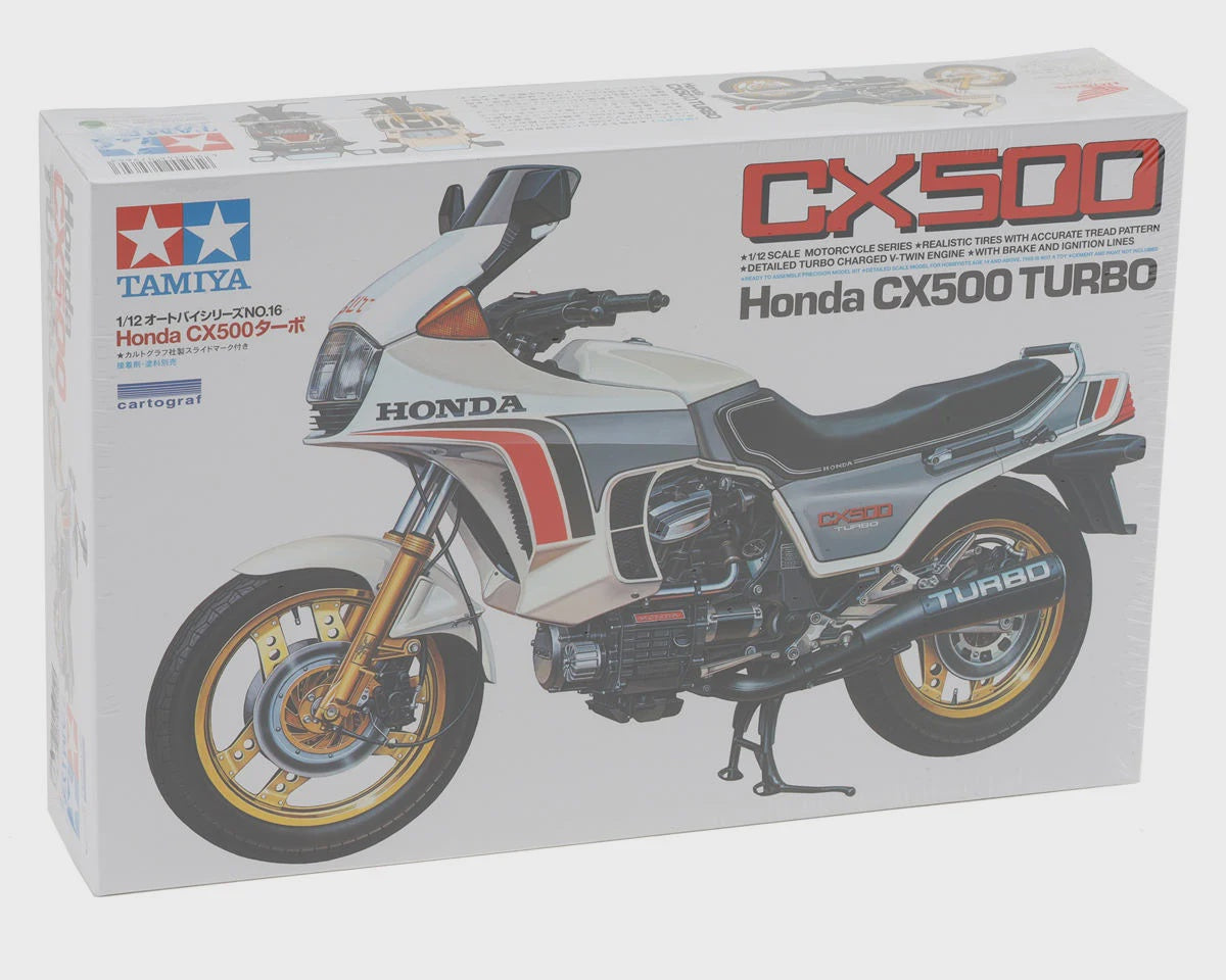 Tamiya 14016 1/12 Honda CX500 Turbo Plastic Model Kit