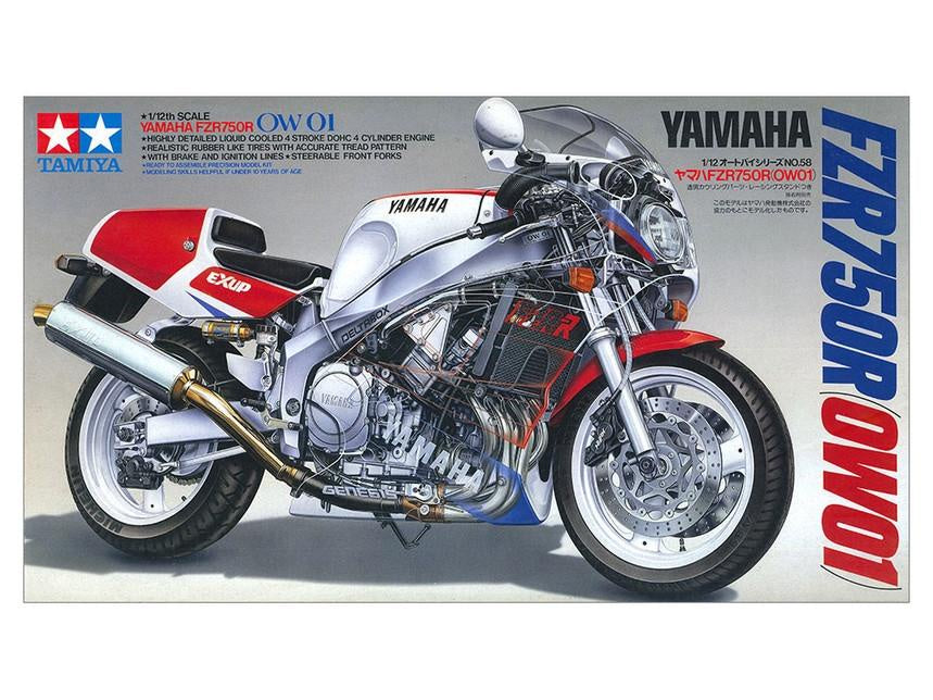Tamiya 14058 1/12 Yamaha FZR750R OW01 Plastic Model Kit