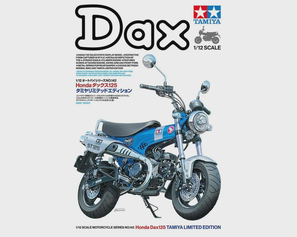 Tamiya 14142 1/12 Honda Dax125 Tamiya Limited Edition Plastic Model Kit
