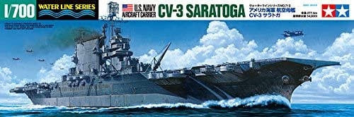 Tamiya 31713 1/700 US Aircraft Carrier CV-3 Saratoga Plastic Model Kit