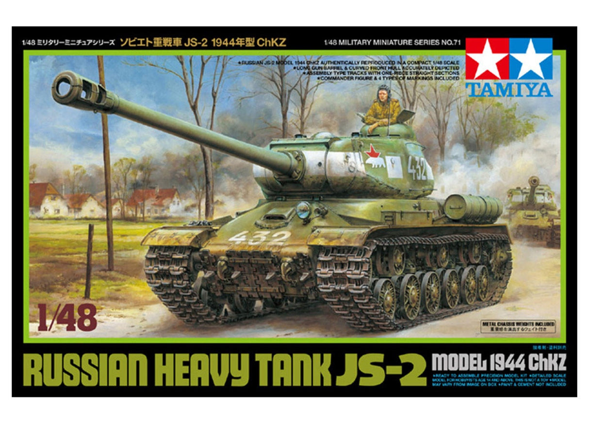 Tamiya 1/48 Russian Heavy Tank JS-2 1944 Plastic Model Kit