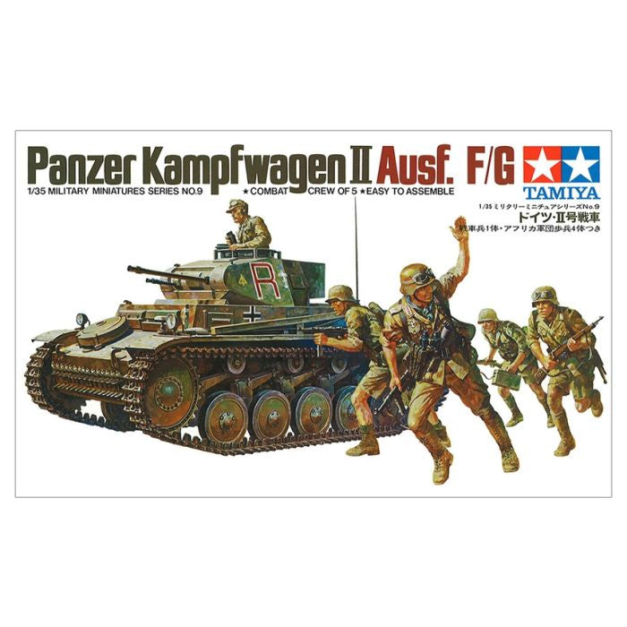 Tamiya 1/35 Panzer Kampfwagen II Plastic Model Plastic Model Kit 35009