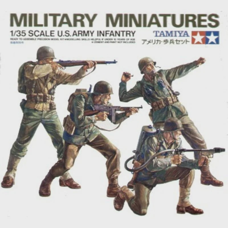 Tamiya 1/35 US Army Infantry Plastic Model Plastic Model Kit 35013