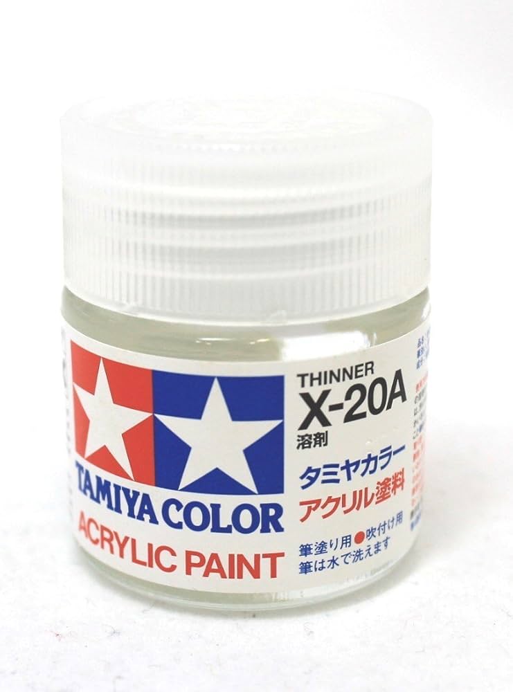 Tamiya Acrylic/Poly Thinner X20A,23Ml - TAM81020