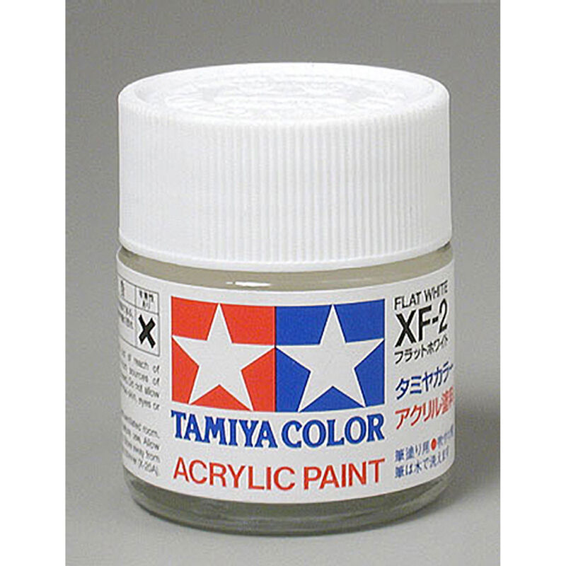 Tamiya Acrylic XF2 Flat, White - TAM81302