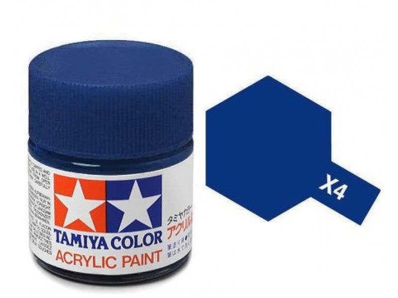 Tamiya Acrylic Mini X4, Blue - TAM81504