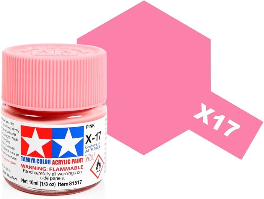 Tamiya Acrylic Mini X17, Pink - TAM81517