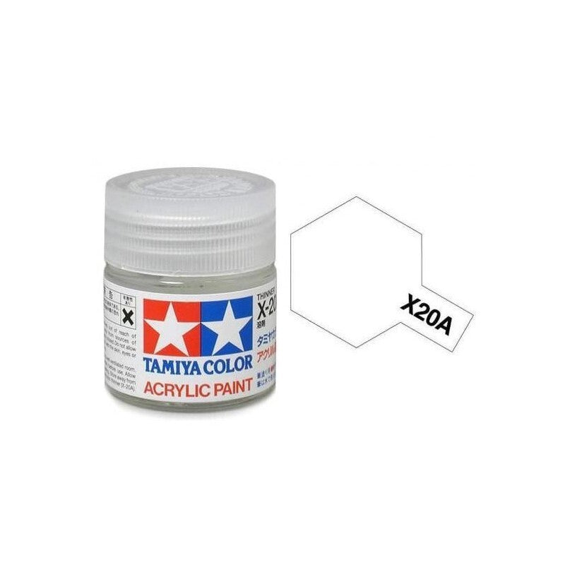 Tamiya Acrylic Mini X20A Thinner - TAM81520