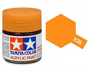 Tamiya Acrylic Mini X26, Clear Orange - TAM81526