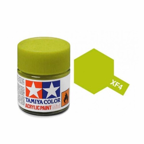 Tamiya Acrylic Mini XF4, Yellow Green - TAM81704