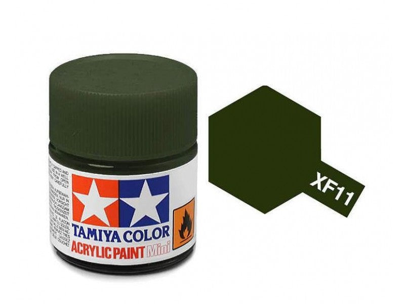 Tamiya XF-11 J.N. Green Mini Acrylic Matte Finish - TAM81711