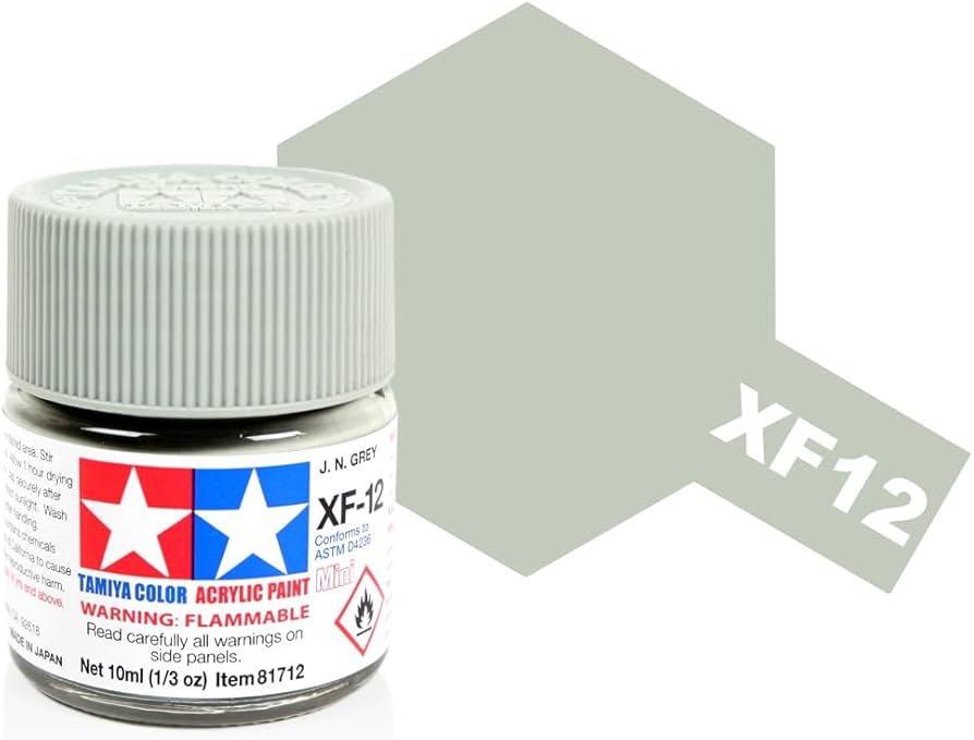 Tamiya Acrylic Mini XF12, J.N. Grey - TAM81712