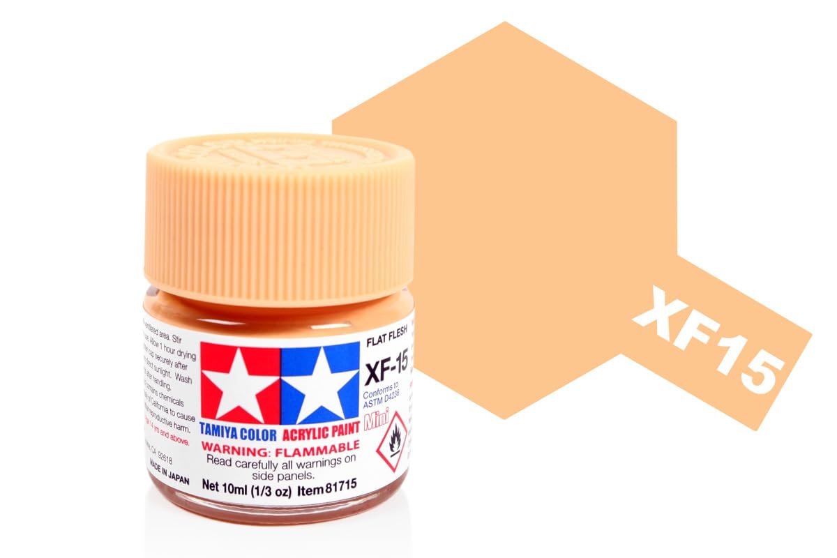 Tamiya Acrylic Mini XF15, Flat Flesh - TAM81715