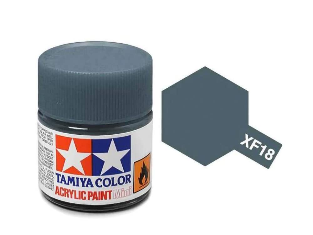 Tamiya Acrylic Mini XF18, Medium Blue - TAM81718
