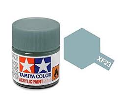 Tamiya XF-23 Light Blue Mini Acrylic Matte Finish - TAM81723