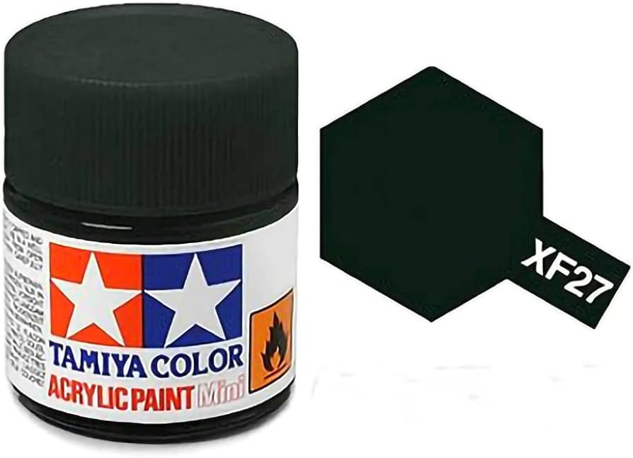 Tamyia Acrylic Mini XF27, Black Green - TAM81727