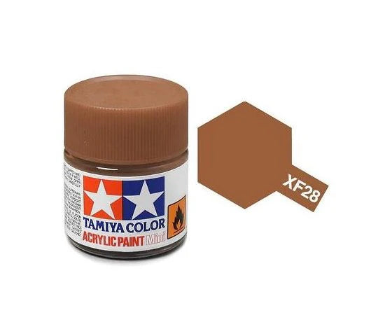 Tamiya XF-28 Dark Copper Mini Acrylic Matte Finish - TAM81728