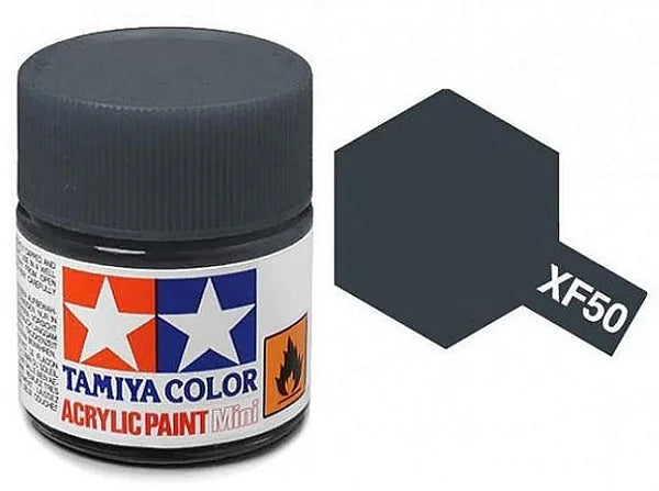 Tamiya XF-50 Field Blue Mini Acrylic Matte Finish - TAM81750