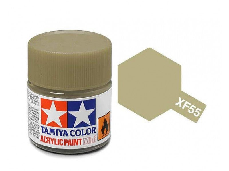 Tamyia Acrylic Mini XF55, Deck Tan - TAM81755