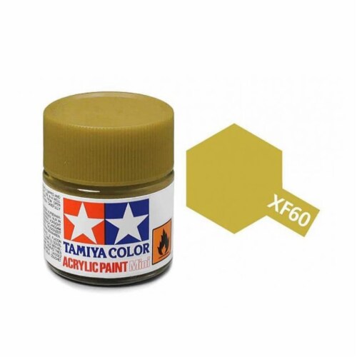 Tamiya Acrylic Mini XF60, Dark Yellow - TAM81760
