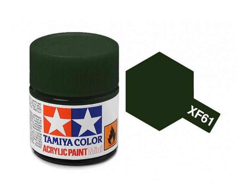 Tamiya Acrylic Mini XF61, Dark Green - TAM81761