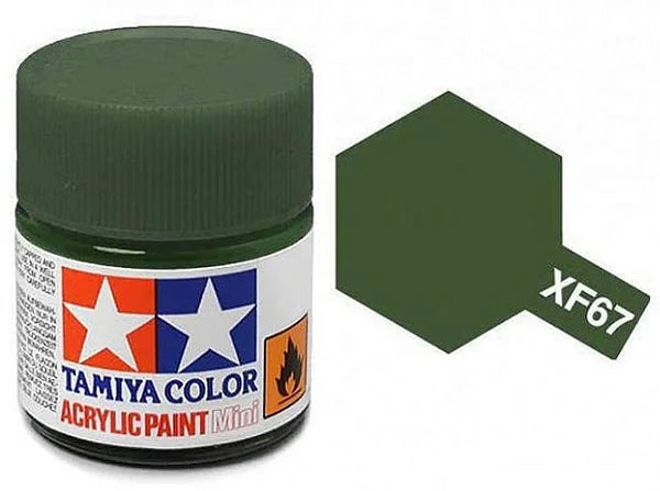 Tamiya Acrylic Mini XF67, NATO Green - TAM81767
