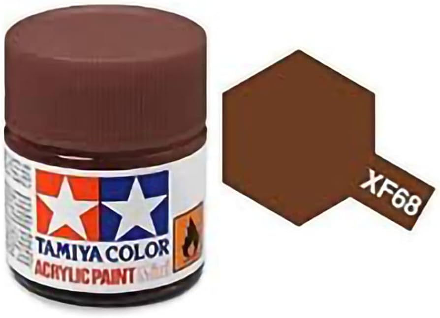 Tamiya XF-68 NATO Brown Mini Acrylic Matte Finish - TAM81768